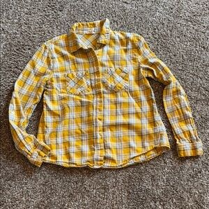 Yellow Plaid Women’s Shirt